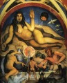 die befreite Erde mit den Naturgewalten 1927 Diego Rivera